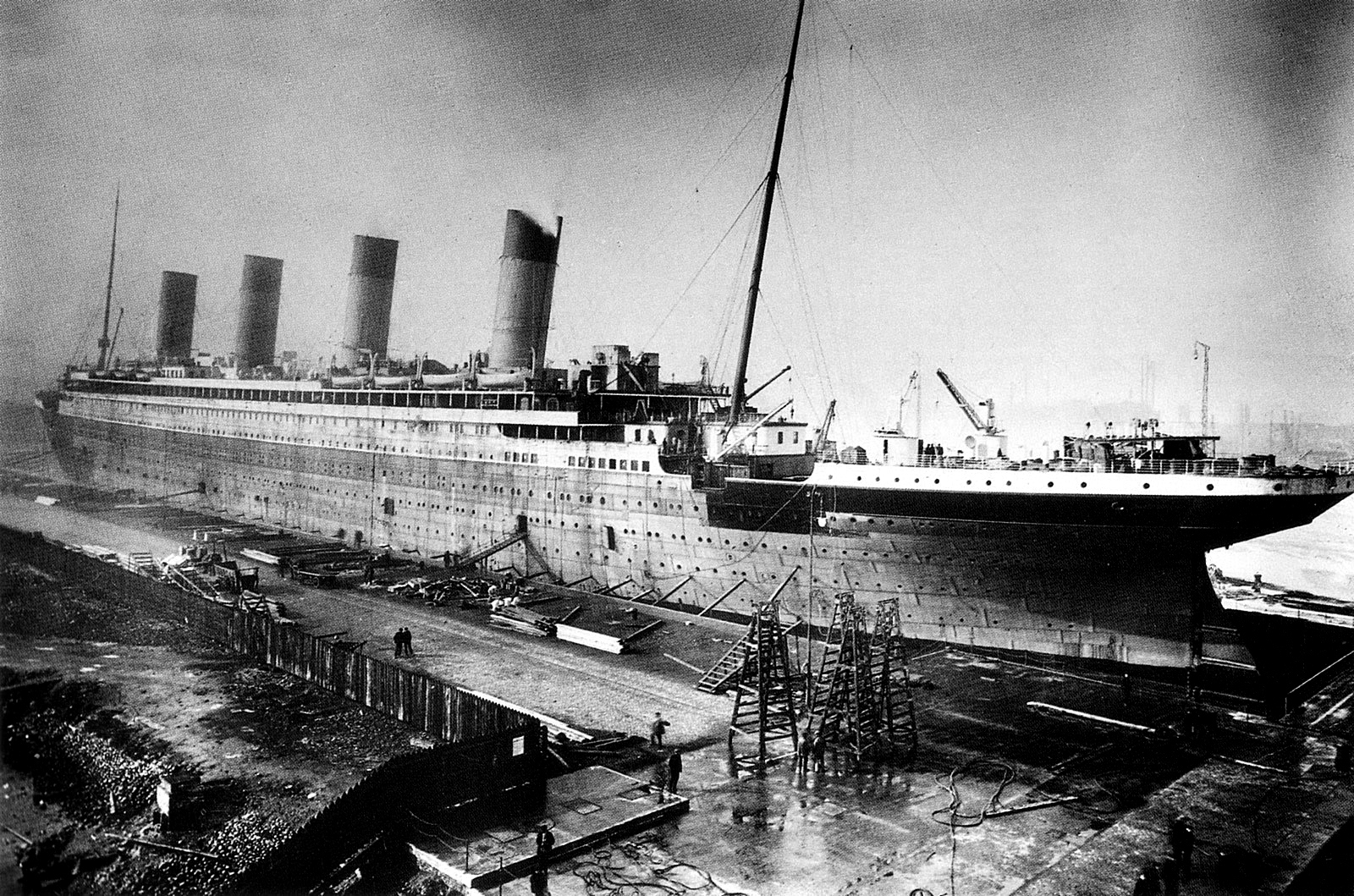 Titanic in constructie